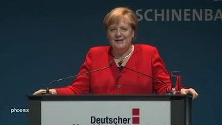 Rede Bundeskanzlerin Merkel beim Deutschen Maschinenbau-Gipfel am 15.10.19