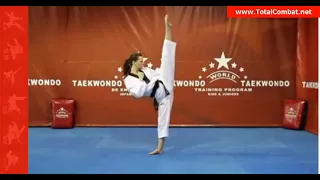 Taekwondo Girls amazing kicking demo