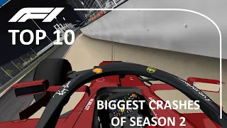 Top 10 Biggest Crashes of Season 2 - G4 Racing League - rFactor