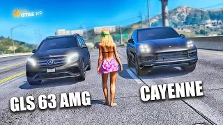 ГОНКА НА 50К! GLS 63 AMG ПРОТИВ CAYENNE TURBO В GTA 5 RP STRAWBERRY!