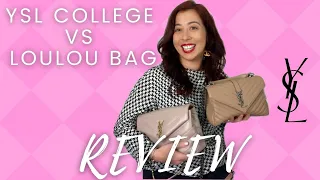 YSL Loulou vs College Bag Comparison