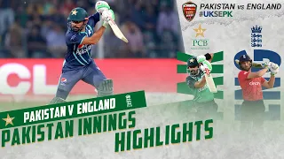 Pakistan Innings Highlights | Pakistan vs England | 6th T20I 2022 | PCB | MU2T