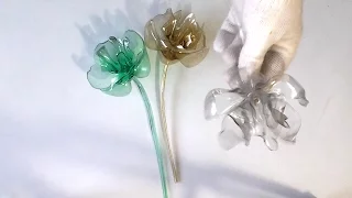 flor de garrafa pet- fácil de fazer- sem usar cola- diy-creditos  Angela rodrigues