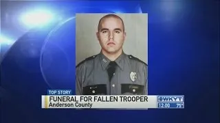 Dozens turn out to honor KSP Trooper Eric Chrisman