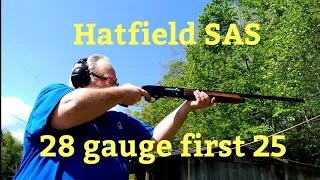 Hatfield SAS 28 gauge semi-automatic shotgun. put in the first 25 rounds through it. how will it run