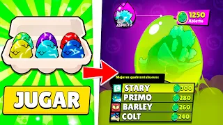 CÓMO CONSEGUIR TODOS LOS HUEVOS *SKINS GRATIS* EN EL EVENTO GODZILLA X BRAWL STARS