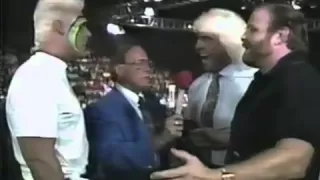 Sting & Ric Flair Interview - 7/7/90