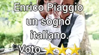 Enrico Piaggio un sogno italiano. Voto ⭐⭐⭐.