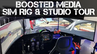 FULL MAN CAVE TOUR - Boosted Media Sim Racing Rig & Studio