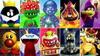 Super Mario 3D All-Stars - All Bosses (No Damage)