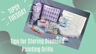 TIPS and TRICKS for Storing Diamond Painting Drills 💎