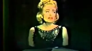 Joan Crawford on Hollywood Palace Giving a Dramatic Reading of Milton Geiger Poem