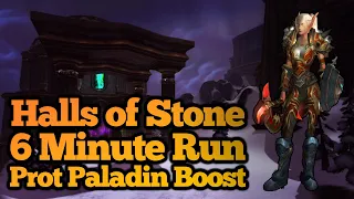 World's FASTEST Halls of Stone Boost 6 Min Run - WOTLK