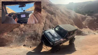 New Ford Bronco Attempts Hells Gate with Grandma POV! Her Reaction is GREAT!