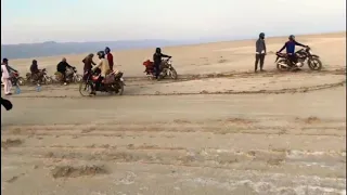 Stuck In Mud At Sapat Beach Balochistan