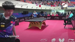 WANG Chuqin vs WONG Chun Ting | Men's Team Event | Asian Table Tennis Championships 2023