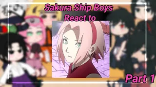 Sakura ship boys React to Sakura🌸.  Part1.Sakura Sensei🌸