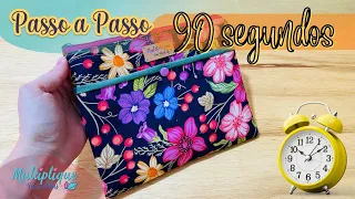 Necessaire básica muito fácil - Passo a Passo de 90 segundos