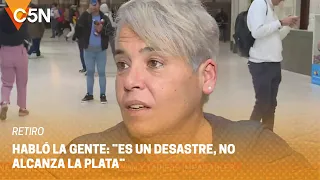 DESPIDOS, INFLACIÓN y TARIFAS IMPAGABLES: hablamos con la GENTE en la CALLE