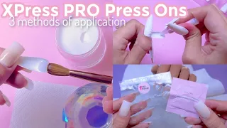 KIARA SKY XPRESS PRO PRESS ON NAILS | 3 Application Methods, How to make your press ons last 3 weeks