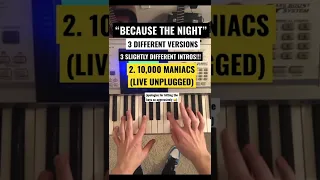 “Because The Night” Piano Intros #pattismith #brucespringsteen #pianocover #pianotutorial