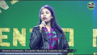 Ana Gonzales en concierto Musical "La Cosecha del Café".