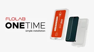 Effortless FLOLAB ONETIME iPhone Screen Protector Installation - Dust-Free & Simple