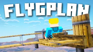 Bygger Ett FUNGERANDE Flygplan I Minecraft
