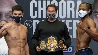 Dmitry Bivol vs Craig Richards - FULL WEIGH IN & FACE OFF | Chisora v Parker