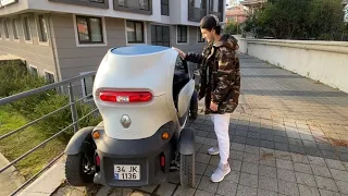 RENAULT TWIZY İLE BİR GÜNÜM OKULA GİTTİK !