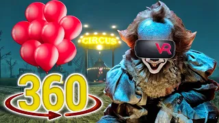 Scary Clown 360 Chase Video Horror - Pennywise Horror Video - IT VR video