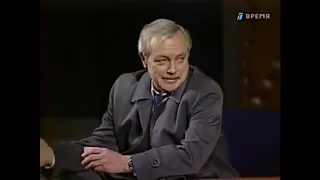 Сцены из спектакля "Последний посетитель". БДТ. 1987 год.