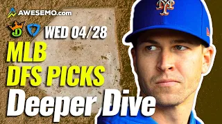 MLB PICKS: DRAFTKINGS & FANDUEL DAILY FANTASY BASEBALL NEWS, LINEUPS & DFS ADVICE | WEDNESDAY 4/28