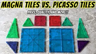 Magna Tiles vs Picasso Tiles - Key Differences and Why I Use Both In My Builds