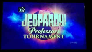 Jeopardy intro, PROFESSOR’S TOURNAMENT Day 2...Player at the 3rd podium picked first??? (12/7/21)