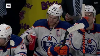 McDavid realizing he could've made history...