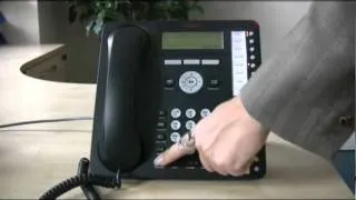 Making and ending a call - Avaya IP Office 1616 series telephone