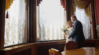 Регистрация брака во Дворце бракосочетания №2. Съемка видео в ЗАГСе
