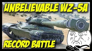 ► WZ-111 5A - RECORD BATTLE, Unbelievable! - World of Tanks WZ-111 Model 5A Gameplay