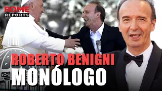 🇻🇦 | MONÓLOGO completo de ROBERTO BENIGNI  ante el Papa en la Jornada Mundial de los Niños