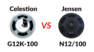 Celestion G12K-100 vs Jensen N12/100 Tornado Classic - 12" guitar speakers