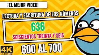 🚩🔶️Escritura De Los Números del 600 al 700 I Spanish Numbers from 600-700