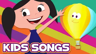 🟠 UP, UP, AND AWAY 🌈 Kids Songs l Earth To Luna!