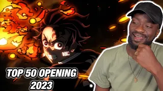 Top 50 Anime Openings of 2023 Reaction