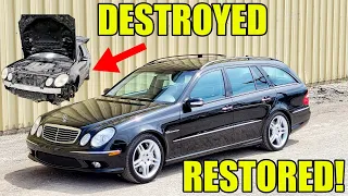 Restoring A Rare Mercedes E55 AMG Super Wagon! Satisfying 5 Week Transformation Fixing EVERYTHING!