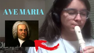 Ave Maria (Bach e Gounod) - Flauta Doce com Notas!!