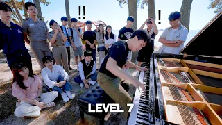 People Get Shocked When A Boy Pretends To Be A Beginner And Suddenly Plays Piano So Fast |Arr.Cateen