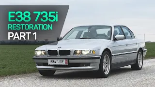 My 1999 BMW E38 735i new project restoration Episode 1