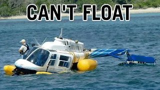 How Helicopters Can Float in Water #shorts