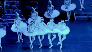 Ballet Swan Lake. Dance of the little swans in the Kremlin and the Bolshoi Theater.